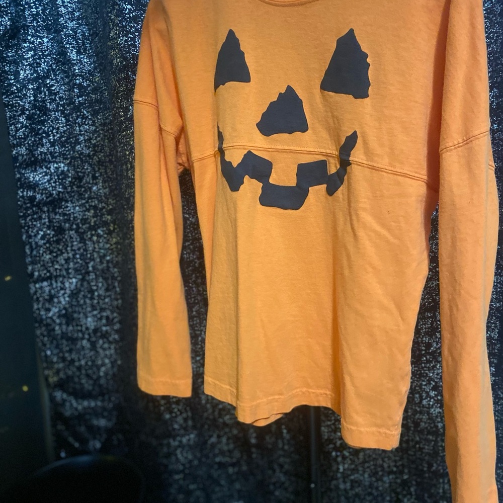 Blackcraft Kids Unisex Spooky Orange Pumpkin Spirit Jersey